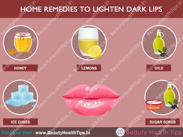 Los remedios caseros para aligerar los labios oscuros