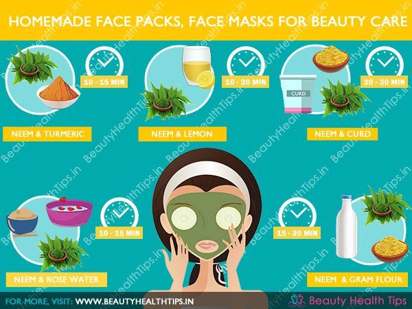 Cara paquetes hechos en casa, -face-máscaras-para-el cuidado de la belleza