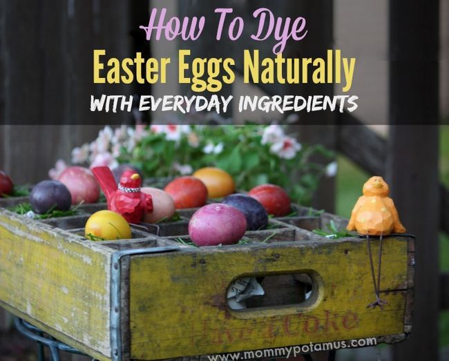 Cómo teñir los huevos de Pascua de forma natural con ingredientes cotidianos