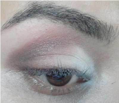 maquillaje de ojos sombra gris