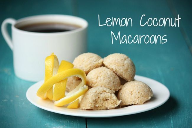 Limón macarrones de coco, una modificación de una receta por The Poser Urban