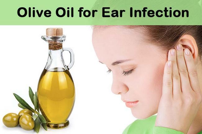 El aceite de oliva para la infección del oído