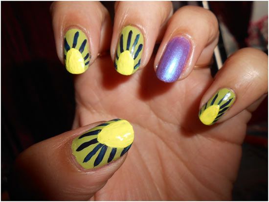 color amarillo esmalte de uñas