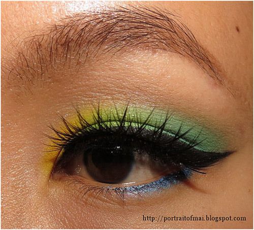 Shimmer Musgo Partido Verde de Ojos Maquillaje Tutorial