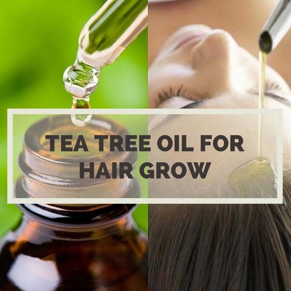 Aceite de árbol de té para hacer crecer el cabello
