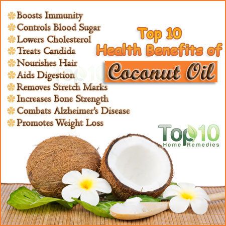 Top 10 beneficios para la salud del aceite de coco