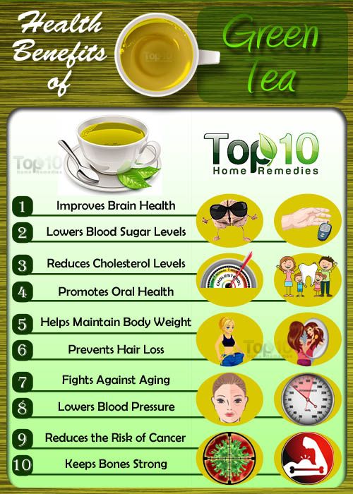 beneficios para la salud del té verde