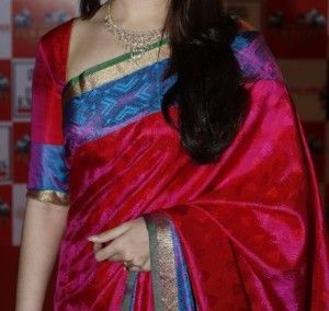 Diseño Top blusa de sari de seda 10