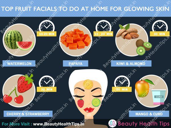 Top faciales de frutas que se pueden hacer en el hogar para una piel radiante