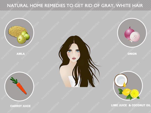 Top remedios caseros naturales para deshacerse de gris, el pelo blanco