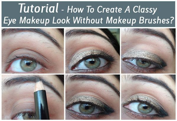 Tutorial - Cómo crear un maquillaje de ojos con clase Look Sin pinceles de maquillaje?