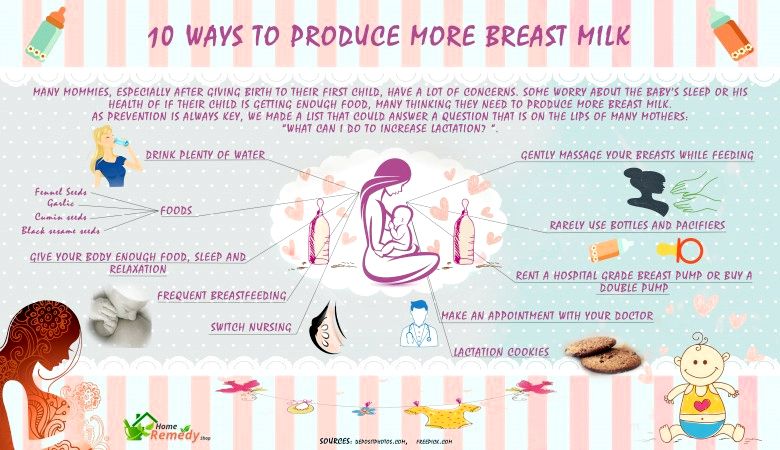 10 maneras de producir más leche materna