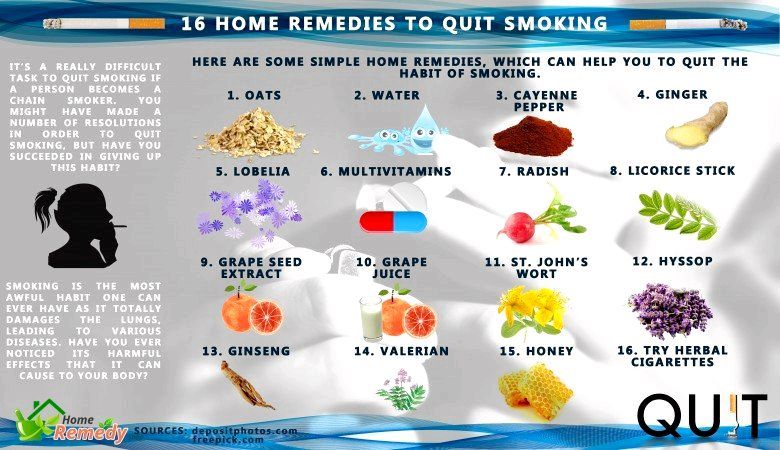 16 Remedios caseros para dejar de fumar