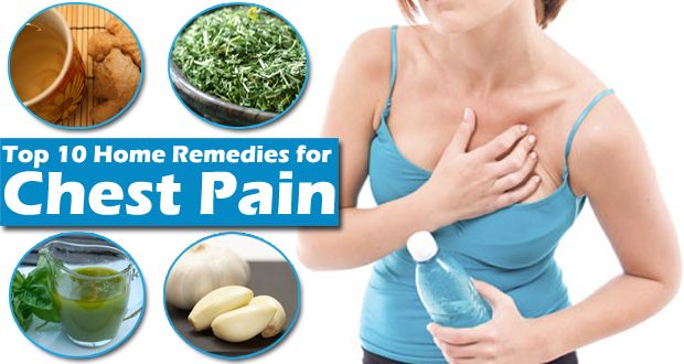 Top 10 de los remedios caseros para el dolor de pecho
