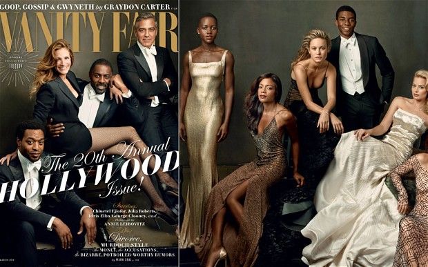 Vanity Fair y la revista esencia celebran negro hollywood en las portadas de los últimos