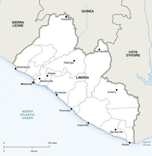 Sierra Leona, Liberia y Guinea son tres de las regiones más afectadas en el reciente brote de Ébola.