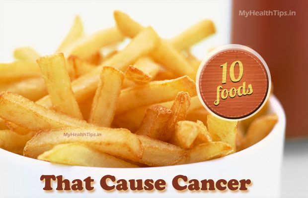 10 causan cáncer mayoría de los alimentos no saludables para evitar