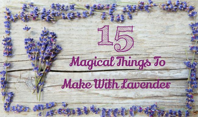 15 Cosas mágicas para hacer con lavanda