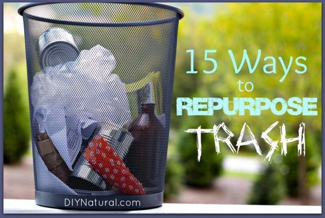 15 maneras maravillosas de reutilizar la basura