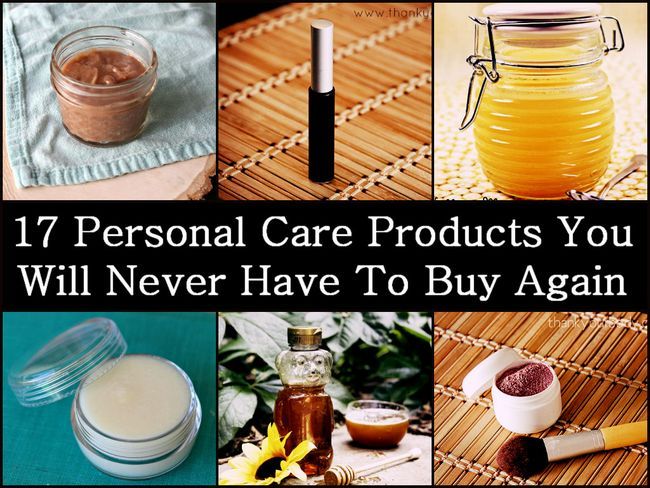 17 productos de cuidado personal que usted nunca tendrá que comprar otra vez