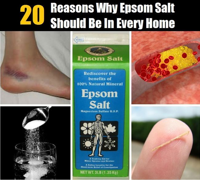 20 Mente soplando razones por las que la sal de Epsom debe estar en todos los hogares