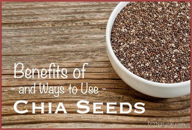 Beneficios de semillas de chía