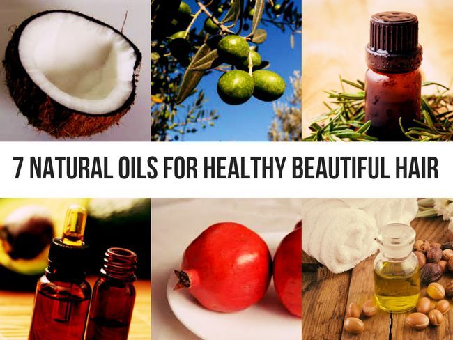 7 aceites naturales para el cabello hermoso saludable