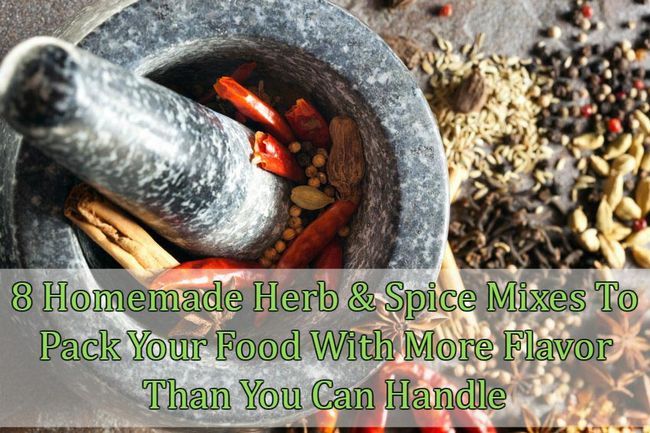 8 Homemade Herb & amp; Especias Mezclas para empacar la comida con más sabor que usted puede manejar