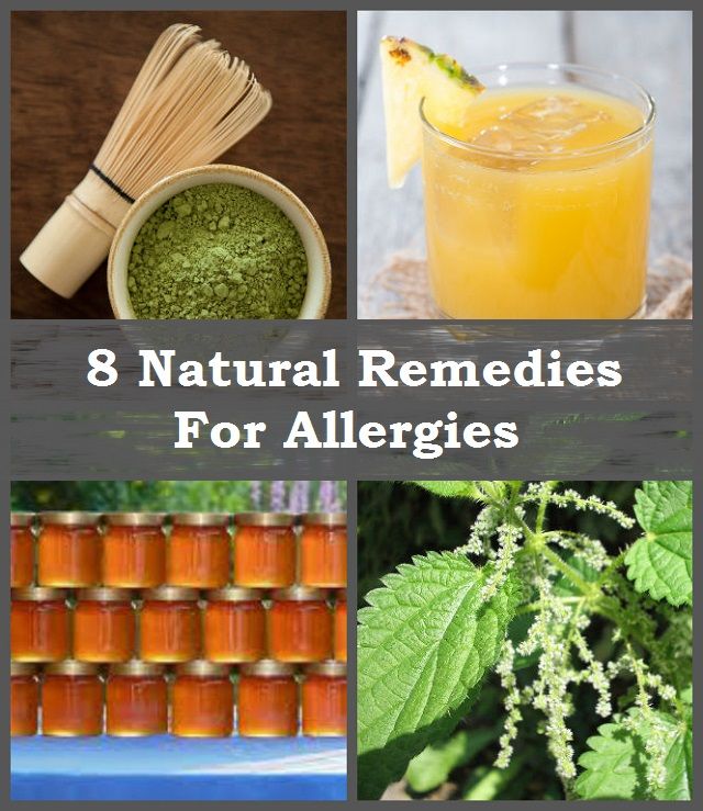 8 Remedios naturales para las alergias