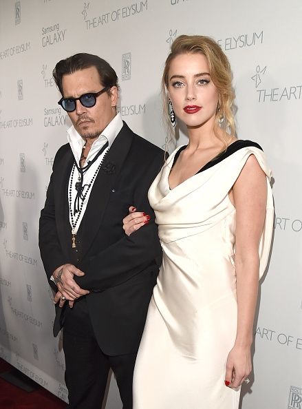 Johnny Depp y esposa Amber Heard