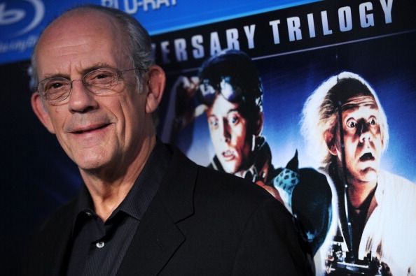 Christopher Lloyd en el & # 034-Regreso al futuro & # 034- evento 25 aniversario.