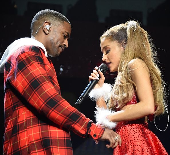 Big Sean y Ariana Grande en 2014 KIIS FM Jingle Ball.