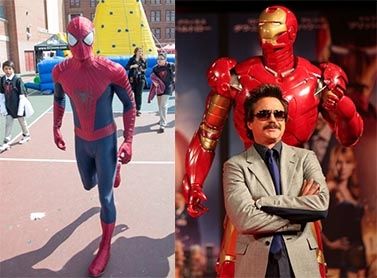 Spider-Man y Iron Man
