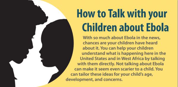 Cdc comparte consejos sobre cómo hablar con los niños sobre el ébola