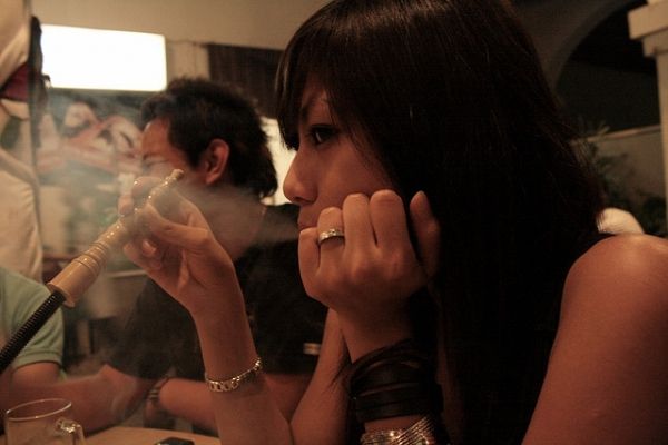 Los adolescentes fumadores de narguile