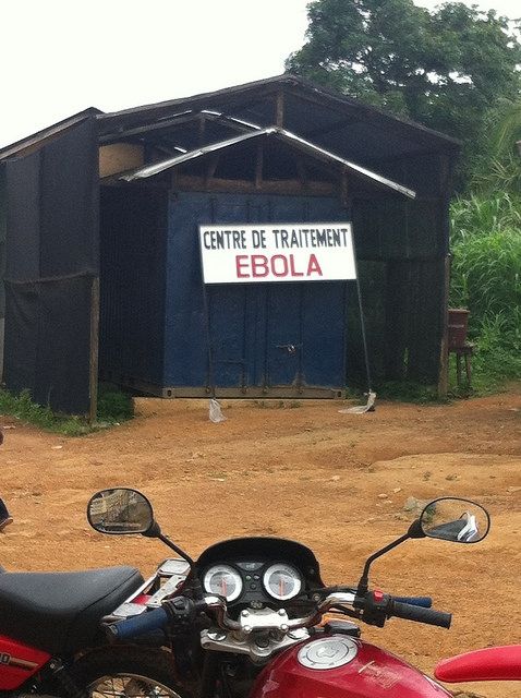 Un centro de tratamiento de Ébola en África Occidental.