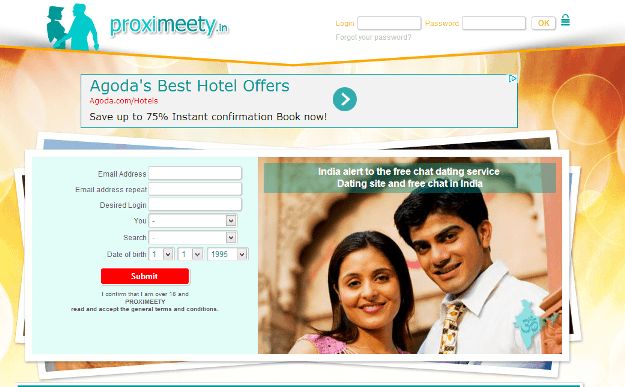 Proxymeety gratuito sitios en la India data