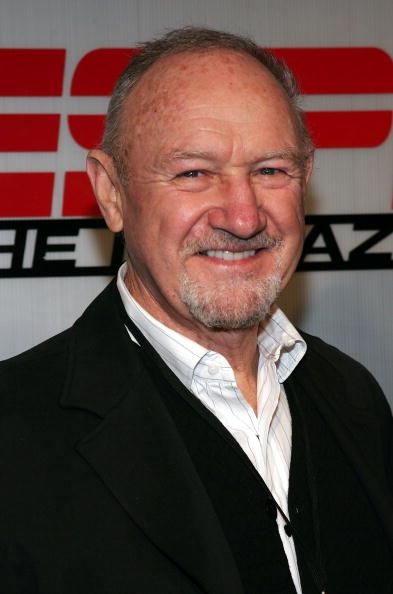 Gene Hackman asiste a la siguiente casa ESPN Partido Revista 2005.