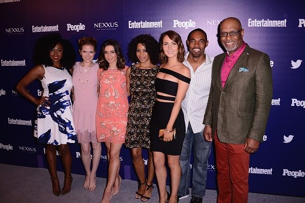 & # 034-Gris`s Anatomy"- cast at the 2015 New York Upfronts.
