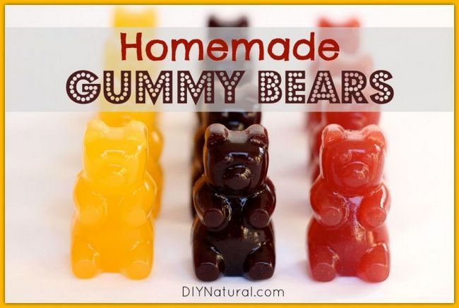 Ideas merienda saludable caseros Gummy Bears
