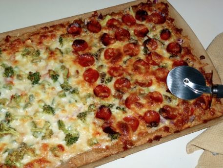 Pizza hecha en casa