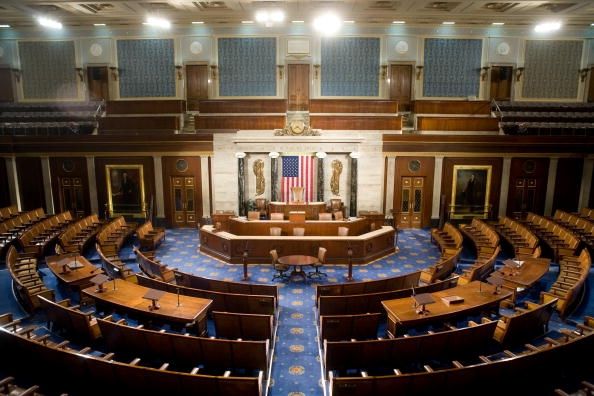 El pleno de la Cámara de Representantes, donde un proyecto de ley que prohíbe la mayoría de los abortos después de la semana twnetieth ha pasado.