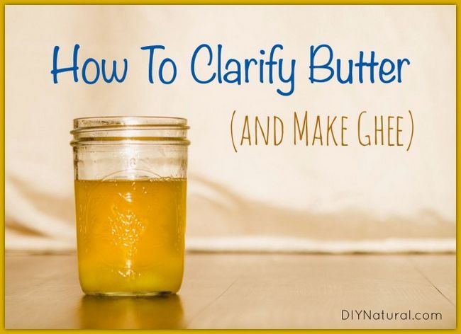 Cómo aclarar la mantequilla (y también hacer ghee)
