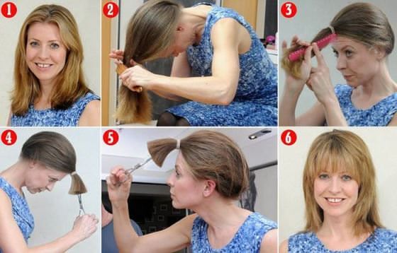 Cómo cortar su propio cabello