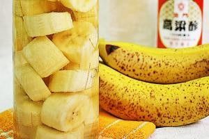 plátano y vinagre