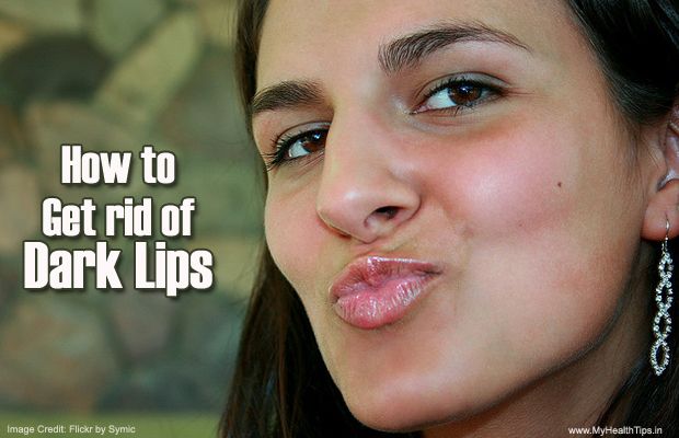 ¿Cómo deshacerse de los labios oscuros de forma natural?