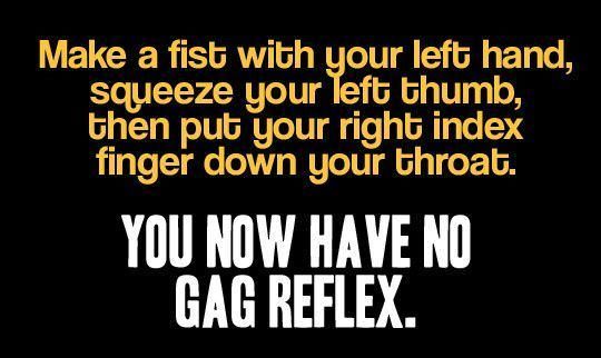 Cómo detener Gag Reflex reprimir Gag Reflex