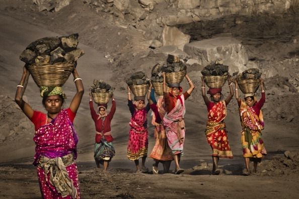 Minería del Carbón en la India`s Jharia