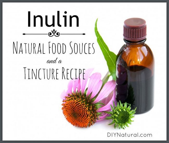 La inulina - fuentes de alimentos naturales y una receta tintura
