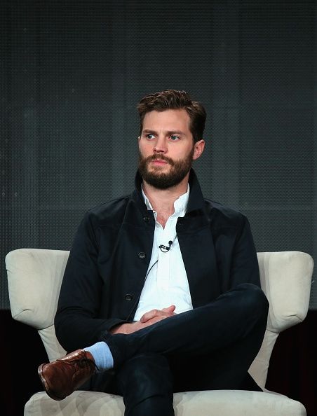 Jamie Dornan en el Netflix TCA Press Tour 2015.